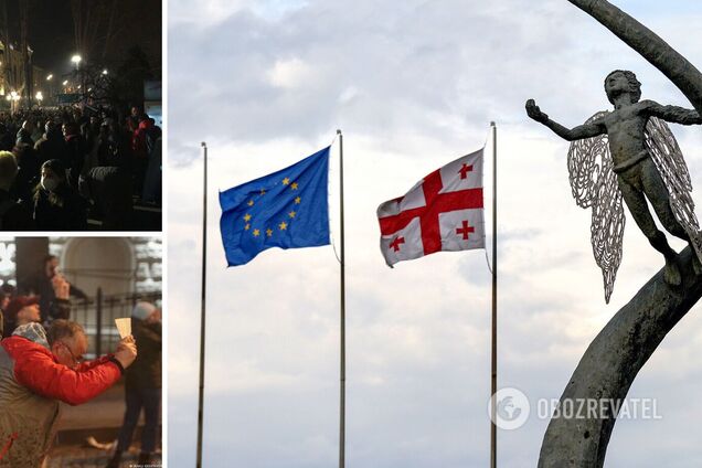 ЄС попередив Грузію про 'серйозні наслідки' через закон, що викликав масові протести про 'іноагентів'