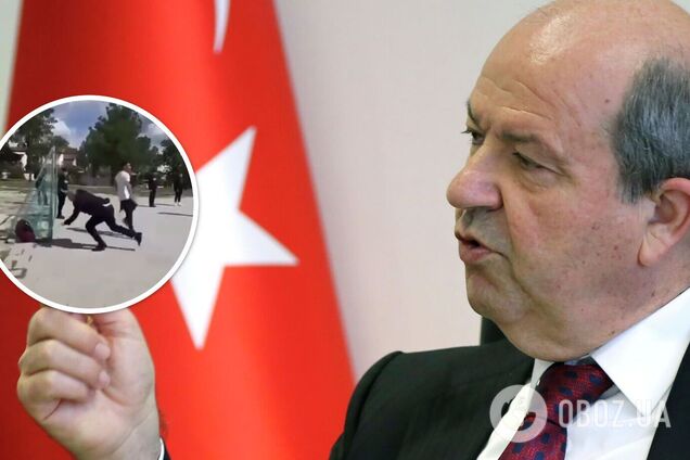 Президент оккупантов влетел головой в штангу во время игры в футбол. Видео