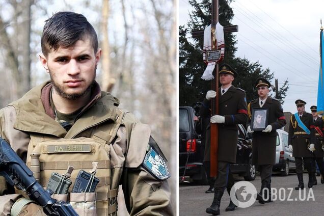 Сотні людей прийшли віддати шану: на Івано-Франківщині попрощалися з легендарним 'Да Вінчі', який загинув у боях за Бахмут. Фото