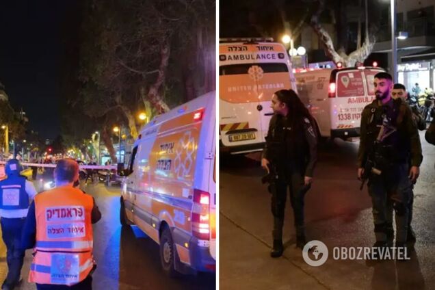 В Тель-Авиве произошел теракт: есть погибшие и раненые, полицейские задержали террористов. Видео