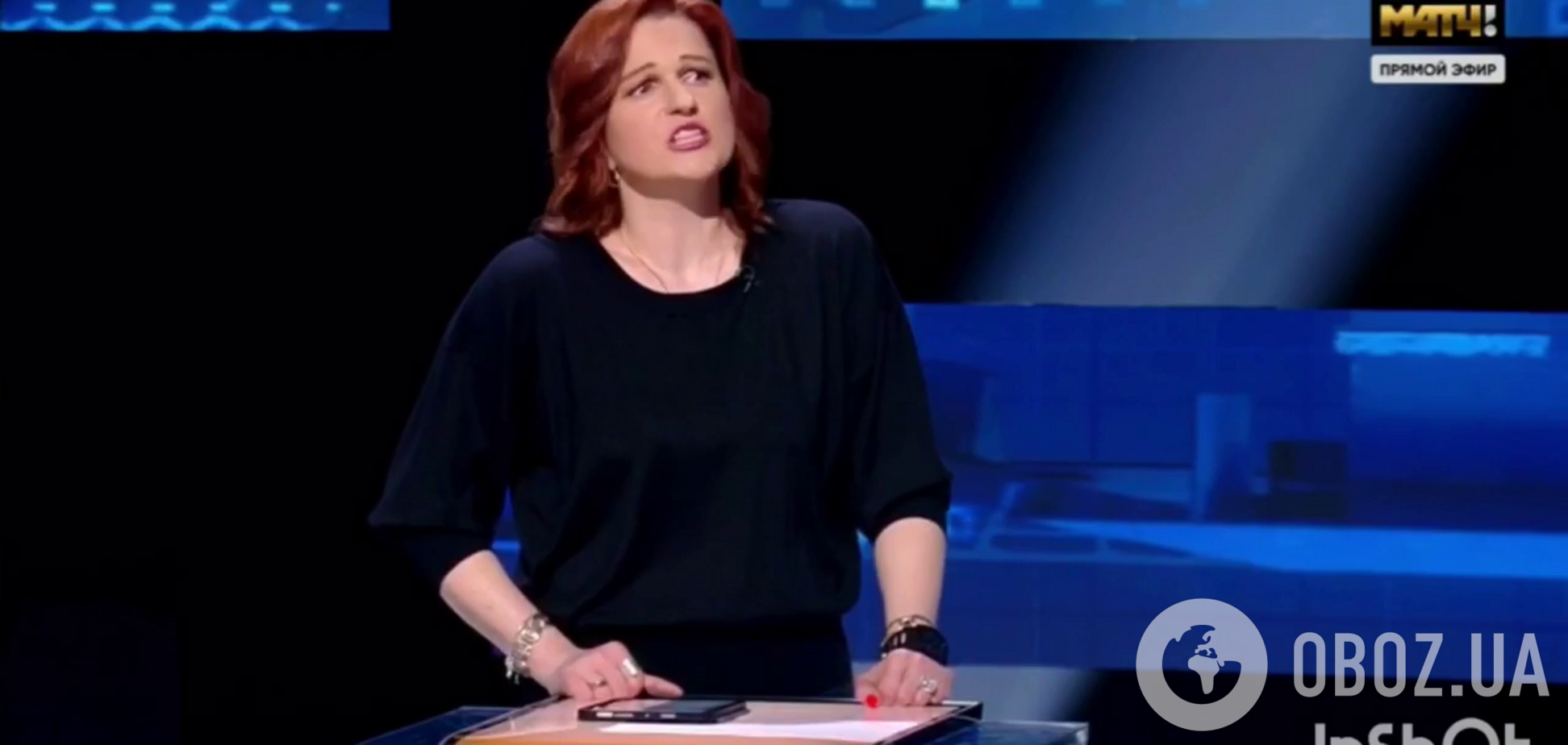 'Все решает не Бах, а Бахмут'. Предательница Украины устроила истерику на 'Матч ТВ' из-за решения МОК. Видео