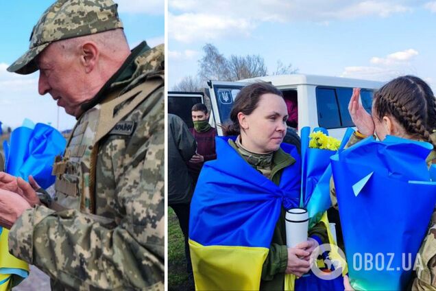 З російського полону повернулися ще 100 українців: серед них оборонці Маріуполя і Гостомеля. Фото й відео