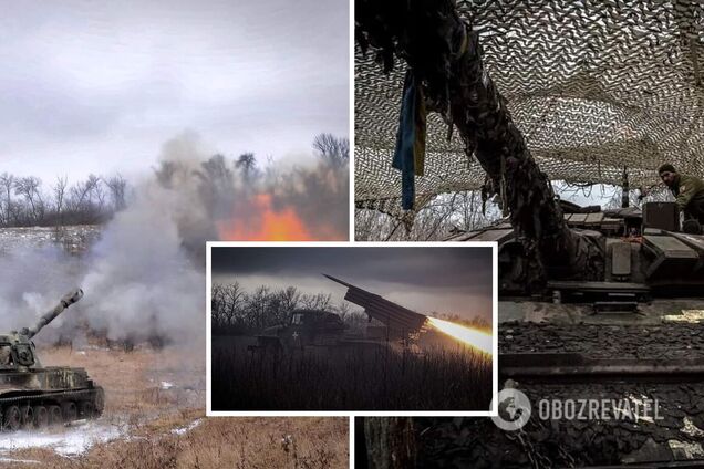 Війська РФ намагалися наступати на чотирьох напрямках, бійці ЗСУ збили ворожий гелікоптер і підірвали склад із боєприпасами – Генштаб