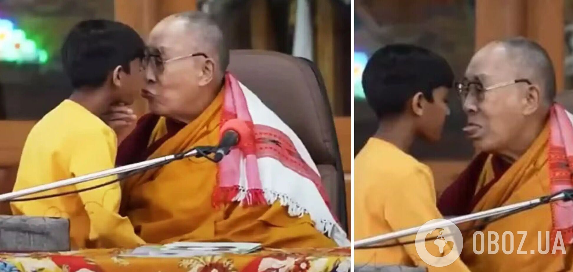 Далай-лама попал в громкий скандал из-за поцелуя с мальчиком: история получила продолжение. Видео