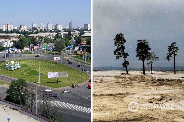 Дарницкая площадь тогда и сегодня