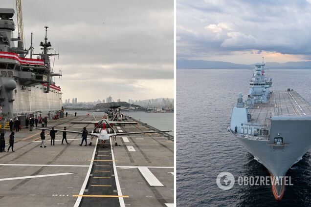 Туреччина спустить на воду перший у світі універсальний авіаносець для бойових дронів TCG Anadolu. Фото