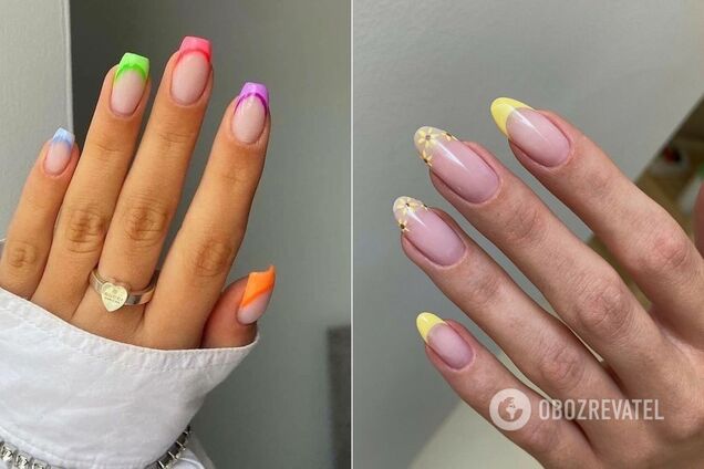 ТОП-10 необычных идей французского маникюра, который подарит вдохновение весной. Фото