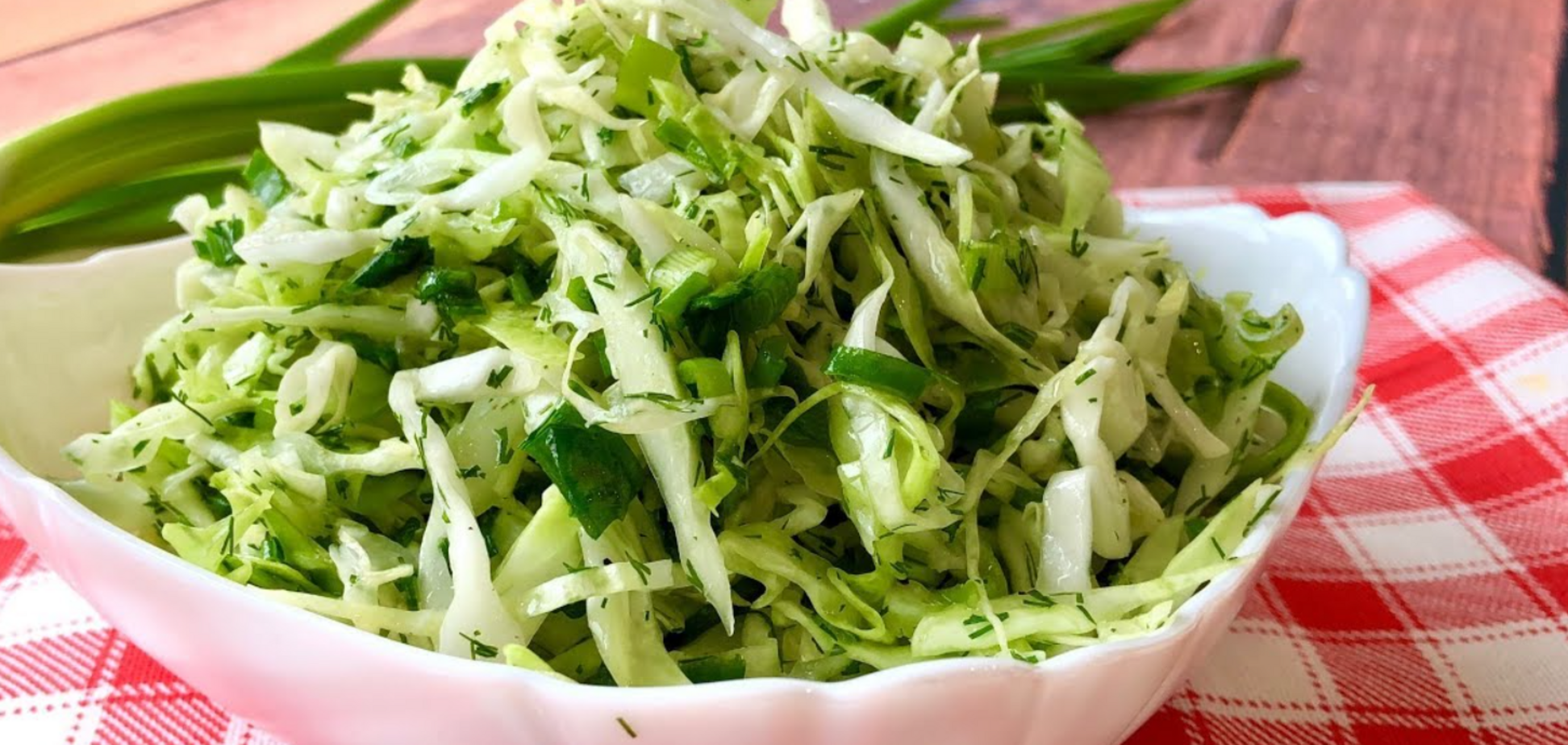 Рецепт салата из капусты 