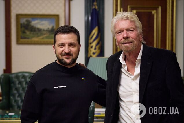 Засновник Virgin Group Річард Бренсон став амбасадором UNITED24