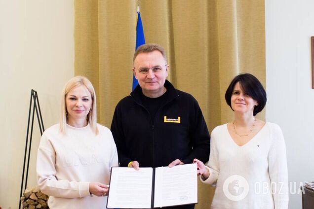 Львов подписал меморандум с ОО 'Мечта детей Украины' о помощи семьям погибших Героев