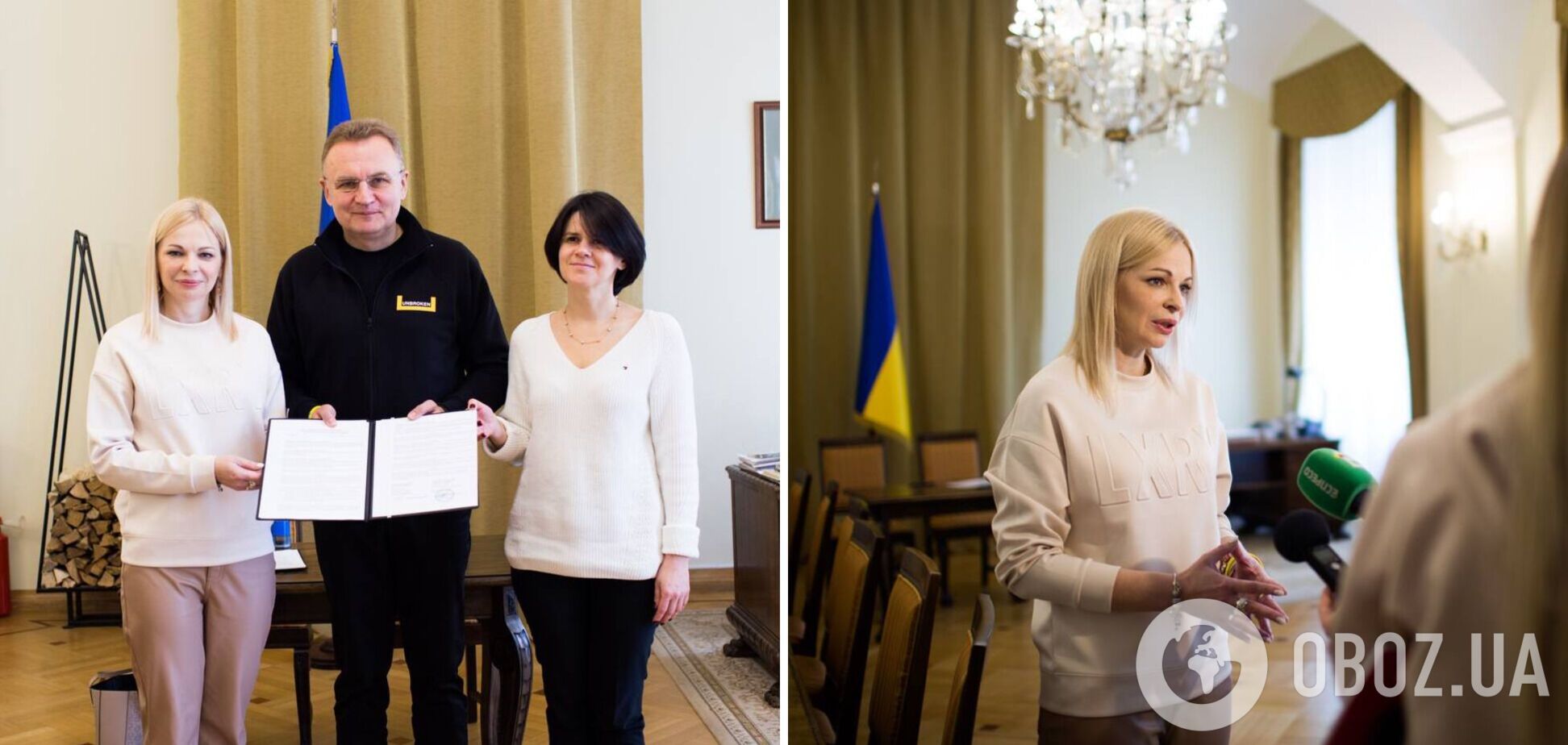Львов подписал меморандум с ОО 'Мечта детей Украины' о помощи семьям погибших Героев