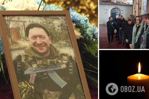 'Был патриотом до последнего вздоха': в Житомире простились с погибшим на востоке 28-летним воином Юрием Тетеруком. Фото