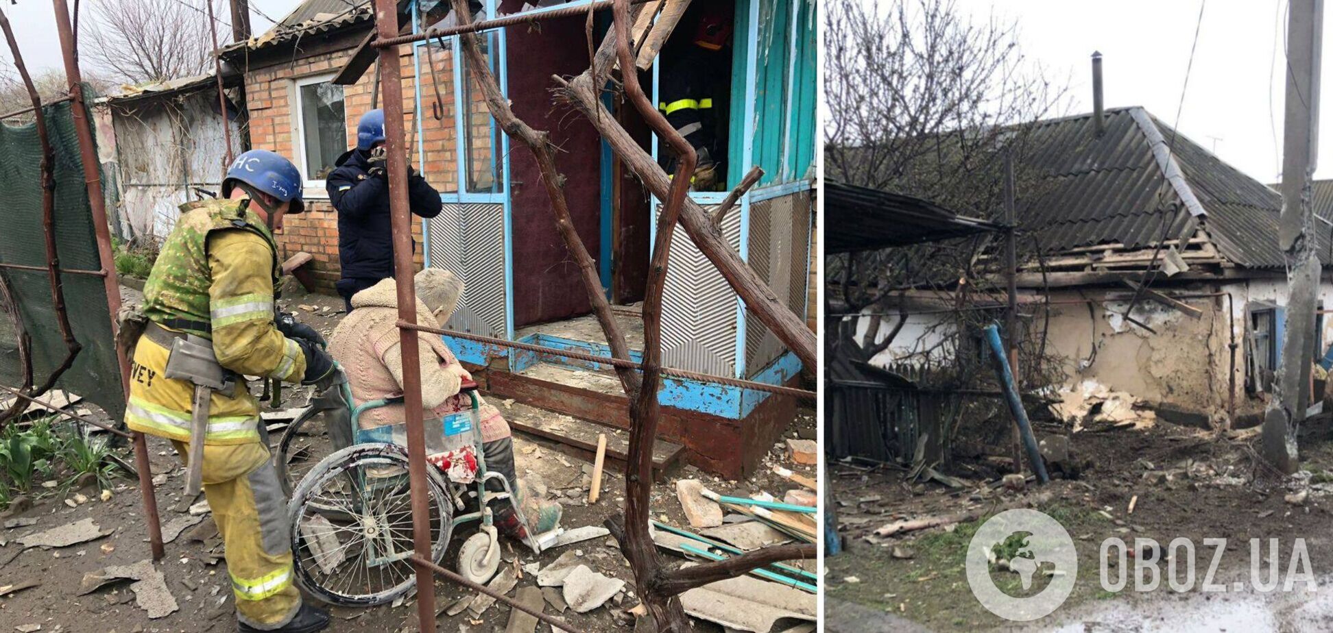 Оккупанты ударили по Никополю, людей спасали из-под завалов. Фото