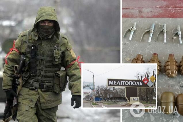 Оккупанты задержали в Мелитополе трех мужчин, которых обвинили в совершении терактов