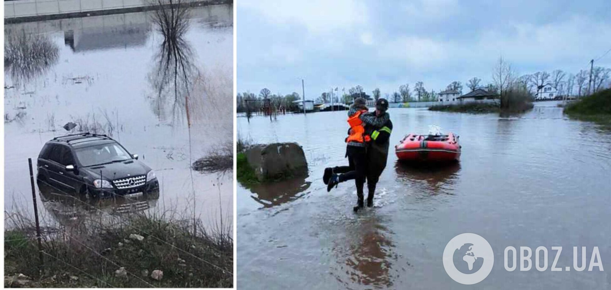 Киевщину продолжает подтапливать