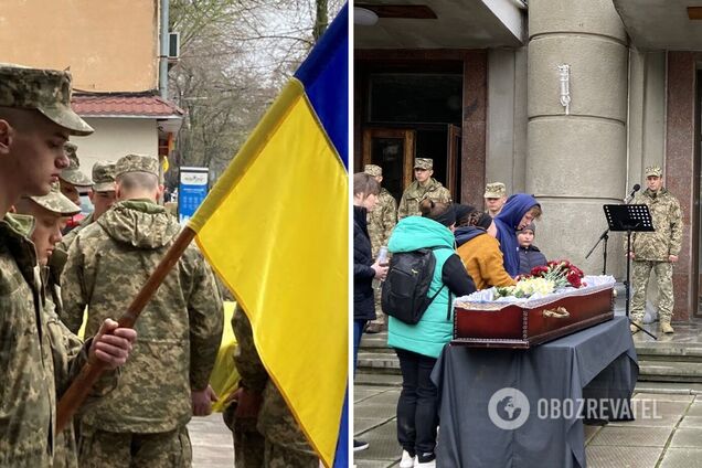 Мечтал увидеть родную Каховку свободной: в Одессе простились с погибшим Героем. Фото и видео