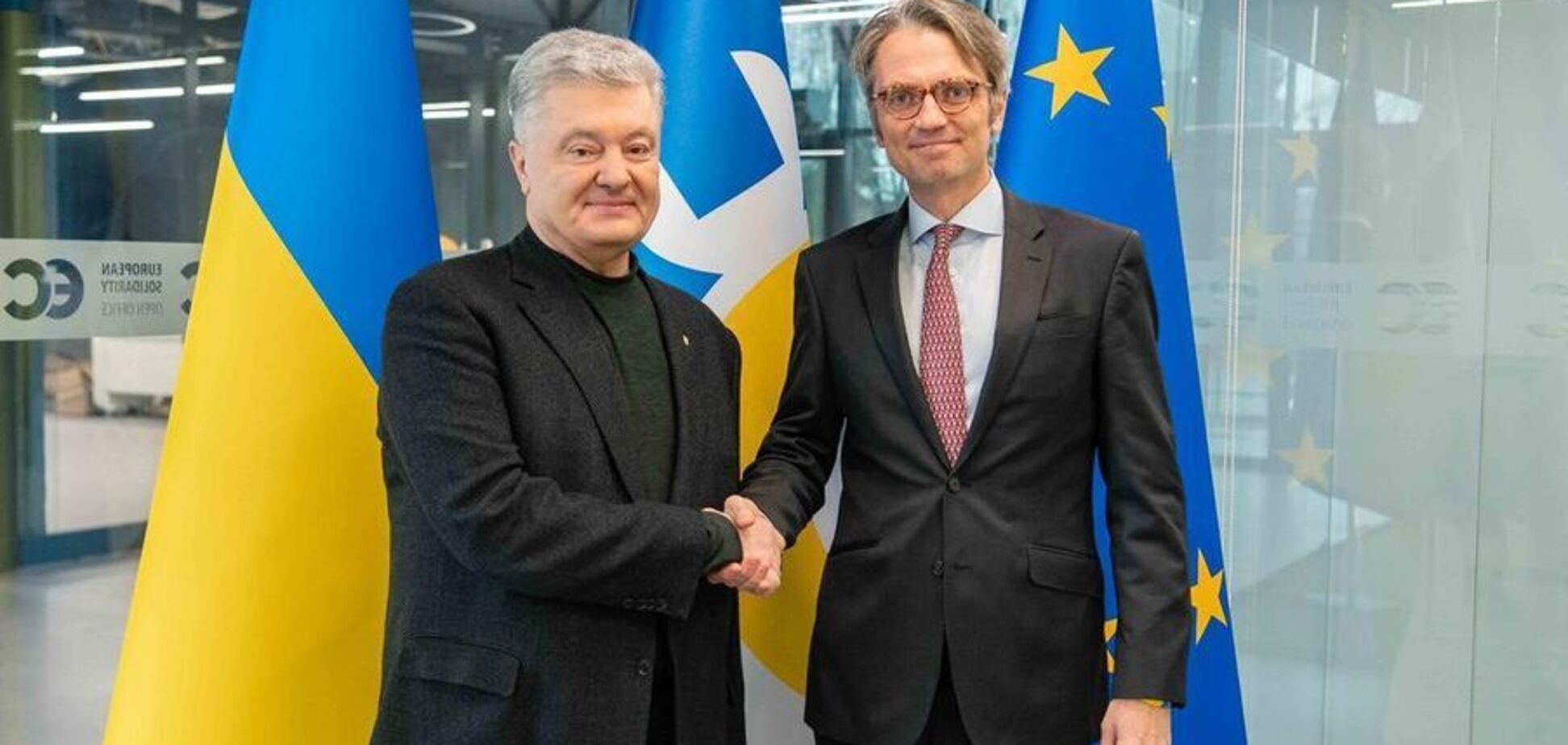 Петр Порошенко встретился с Послом Швеции в Украине Тобиасом Тибергом