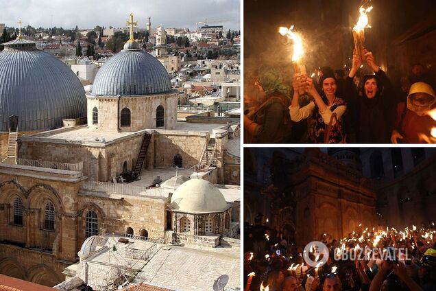 Восхождение Благодатного огня в Иерусалиме: фото священной церемонии