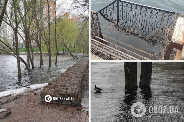Киев из-за наводнения превратился в Венецию: эксклюзивные фоторепортаж и видео