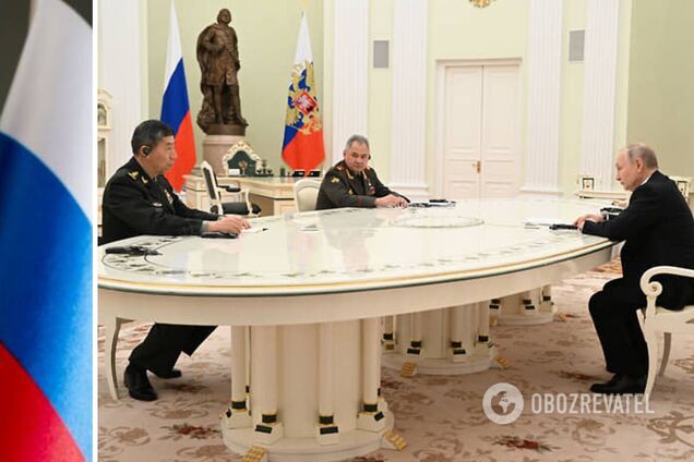 Путін провів зустріч із міністром оборони Китаю Лі Шанфу: говорили про 'співпрацю в інтересах всього світу'