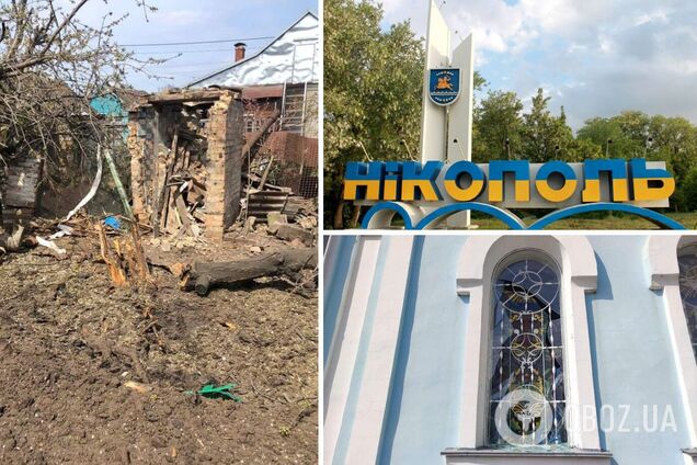 Оккупанты на Пасху ударили по Никополю и району из артиллерии, есть раненые. Фото