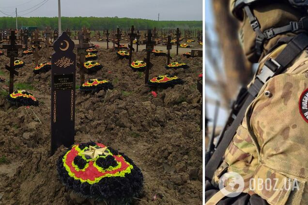 Десятки свежих могил: появились новые фото с кладбища 'вагнеровцев' на Кубани