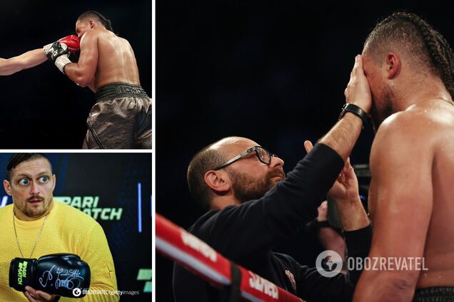 Британский супертяж, которым пугали Усика, показал свое лицо после 80 пропущенных ударов в проигранном бою. Фото