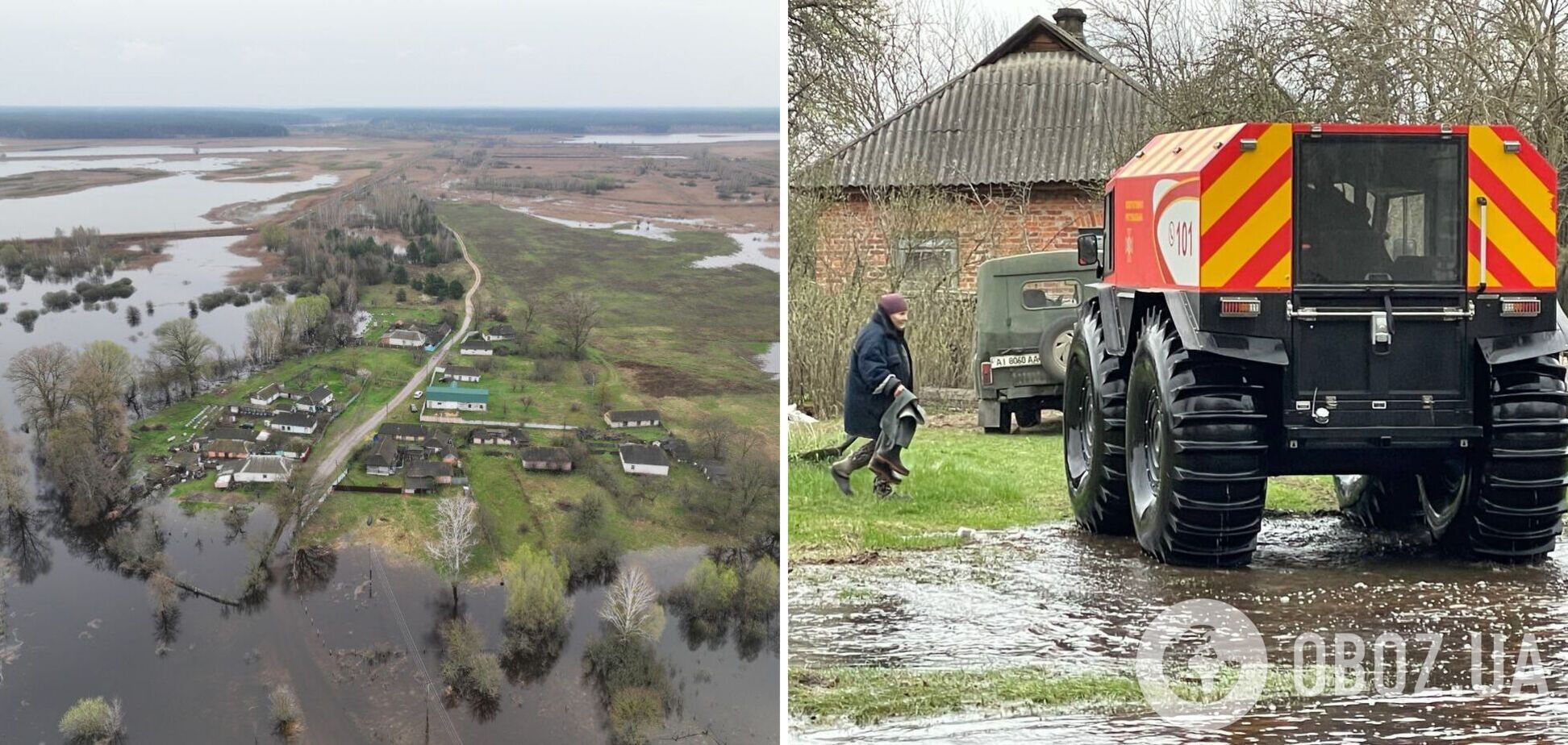 В Україні велика вода підтопила понад 900 домогосподарств, ДСНС тримає ситуацію на посиленому контролі. Фото і відео