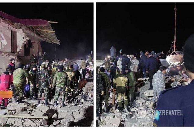 В Казахстане из-за взрыва газа обрушился подъезд многоэтажки: есть погибшие, много пострадавших. Видео