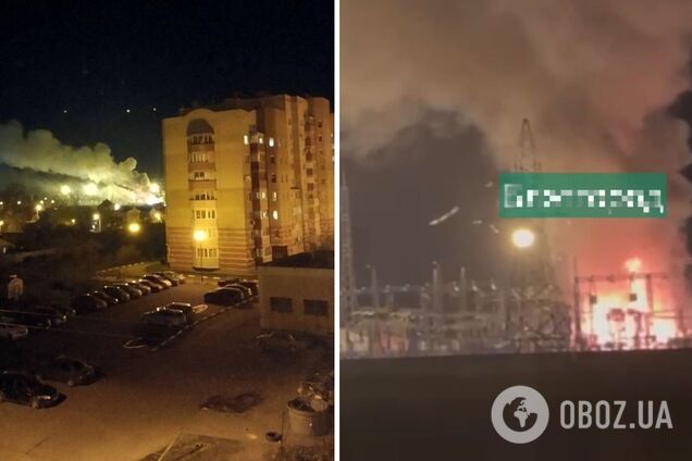 В Белгороде горит подстанция