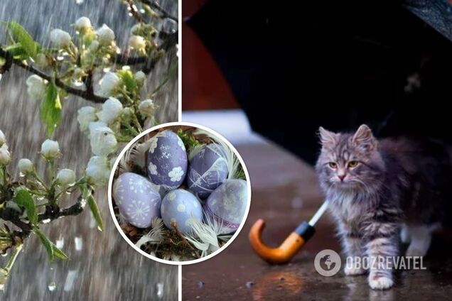 Україну накриють дощі  та грози з градом: синоптик дав прогноз погоди на тиждень