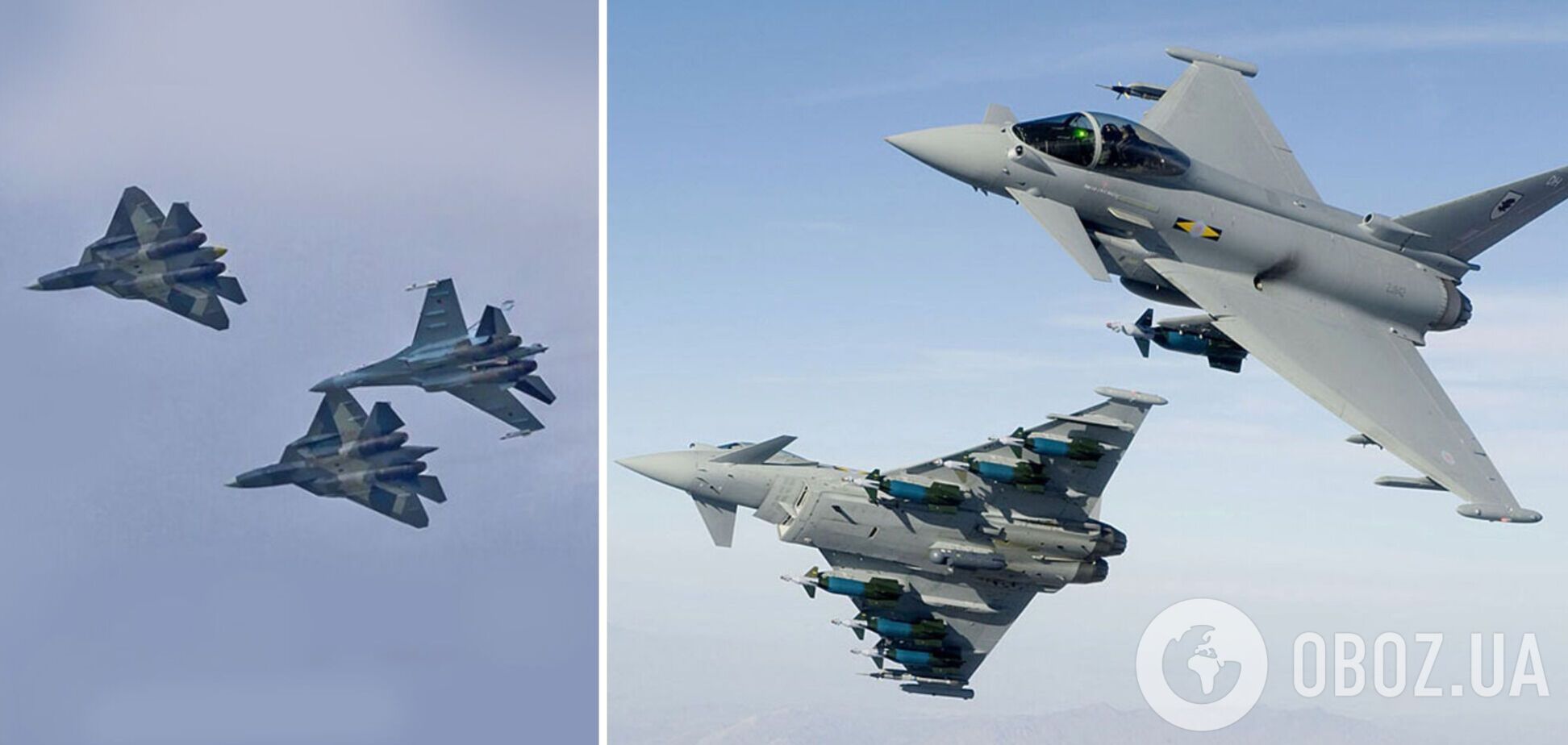 Российские самолеты приблизились к воздушной границе НАТО: Британия и Германия направили 'Тайфуны' по тревоге
