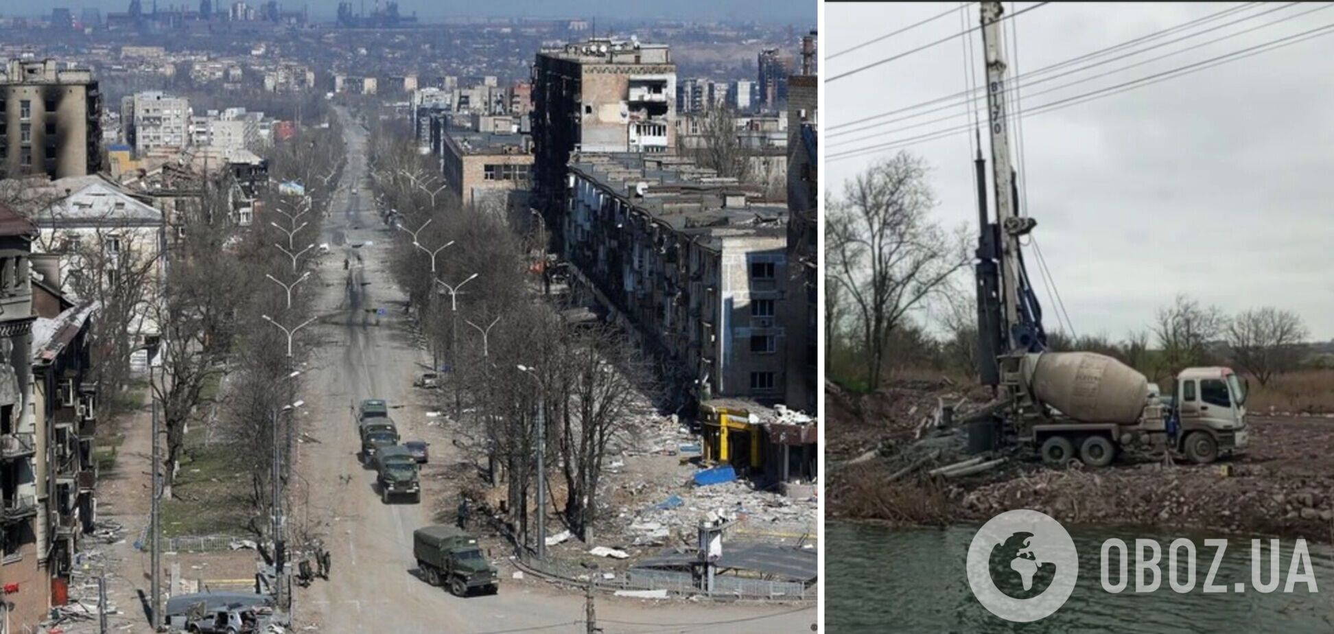 Засыпали шлаком: оккупанты уничтожают реку Кальчик в Мариуполе. Видео