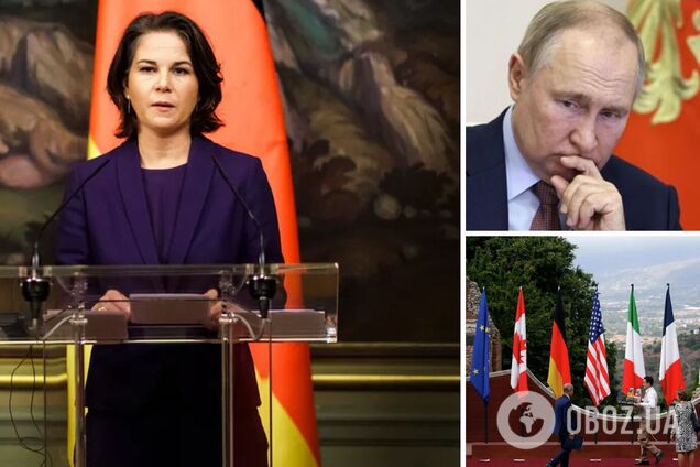 'Мы сильны вместе': G7 должна показать Путину, что он не достигнет своих целей в Украине, – Бербок