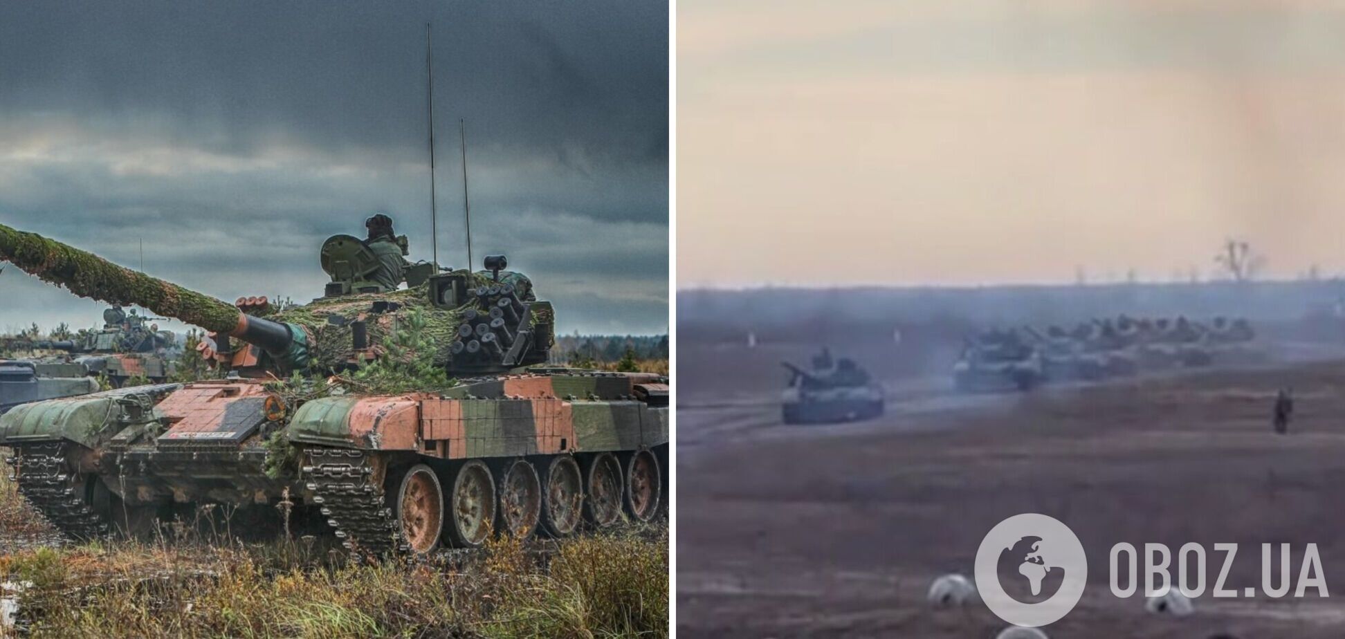 Польские танки PT-91 Twardy уже в Украине: нардеп показал видео с полигона