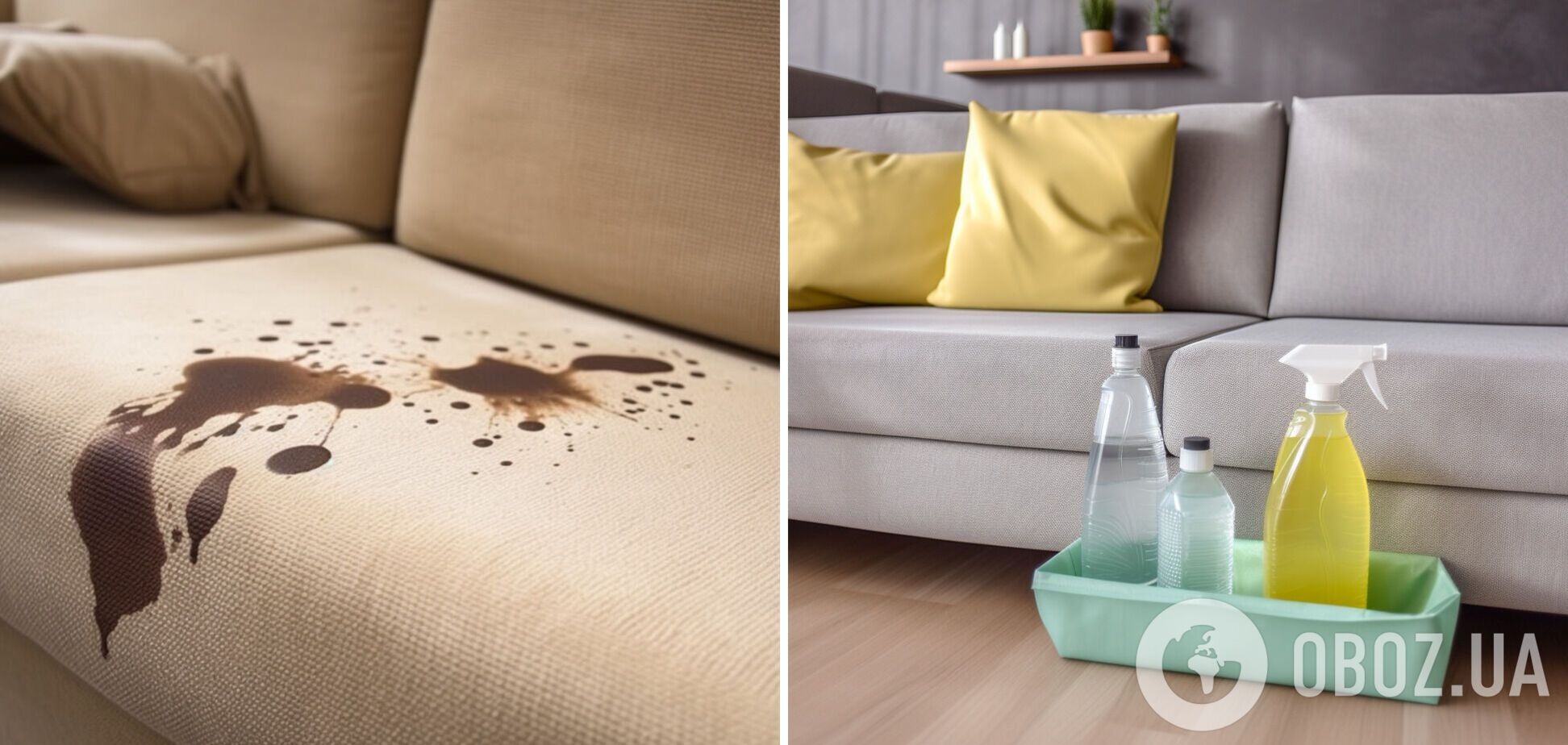 Меблі будуть як нові: чим відчистити плями на диванах