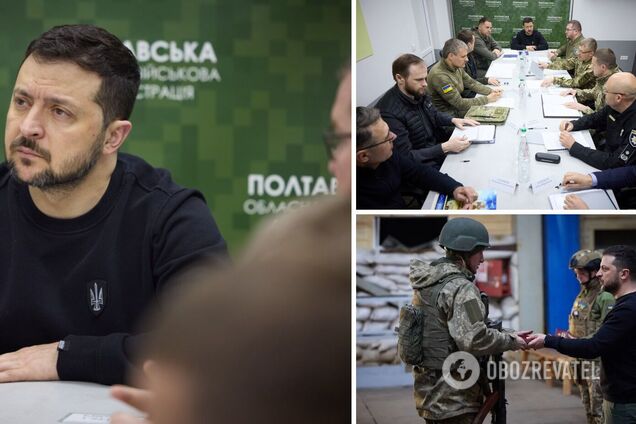 Поездка на Донбасс, совещание в Полтаве и разговор со спикером Конгресса: Зеленский подвел итоги дня