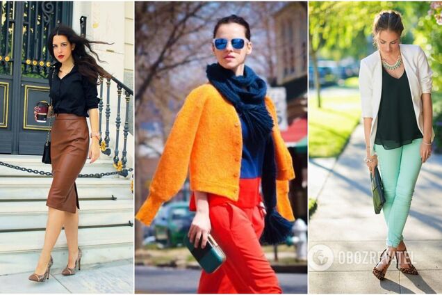Никогда не делайте так! Пять пар цветов в одежде, которые нельзя сочетать. Фото