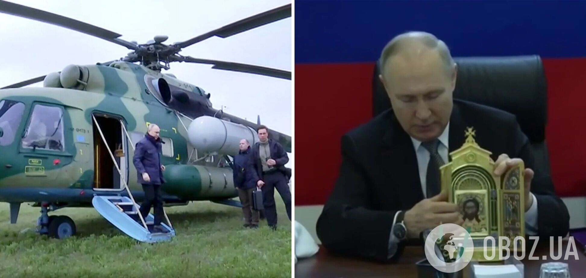 У відео візиту Путіна на захоплені території знайшли невідповідність