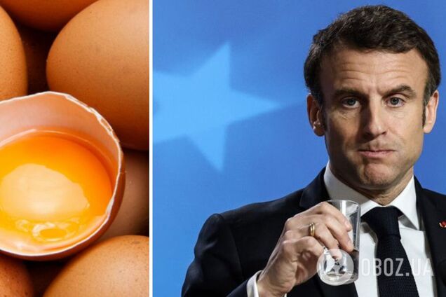 В Макрона кинули яйце під час зустрічі з жителями: момент потрапив на відео