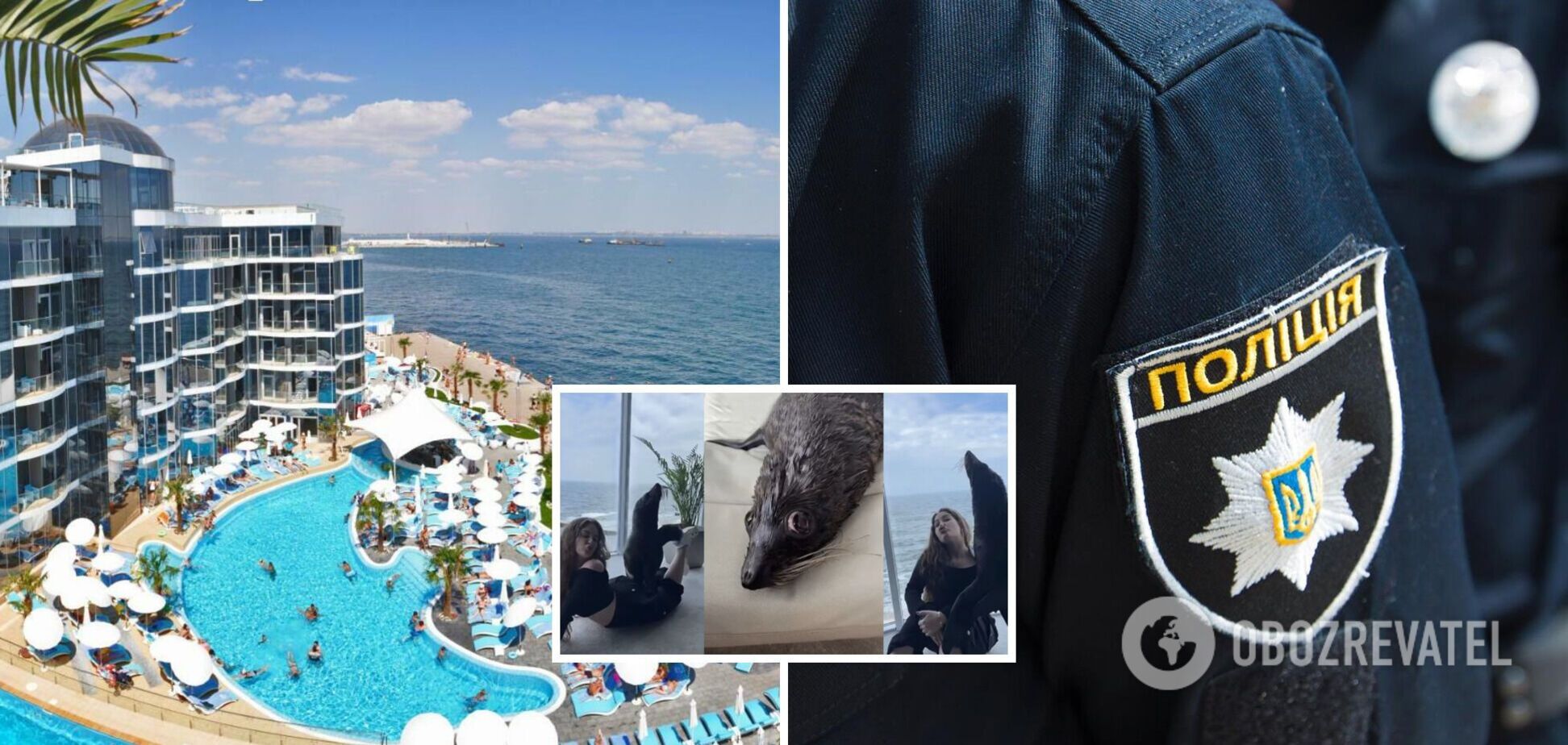 Поліція розпочала розслідування після скандалу в одеському готелі 'Немо' із морськими котиками