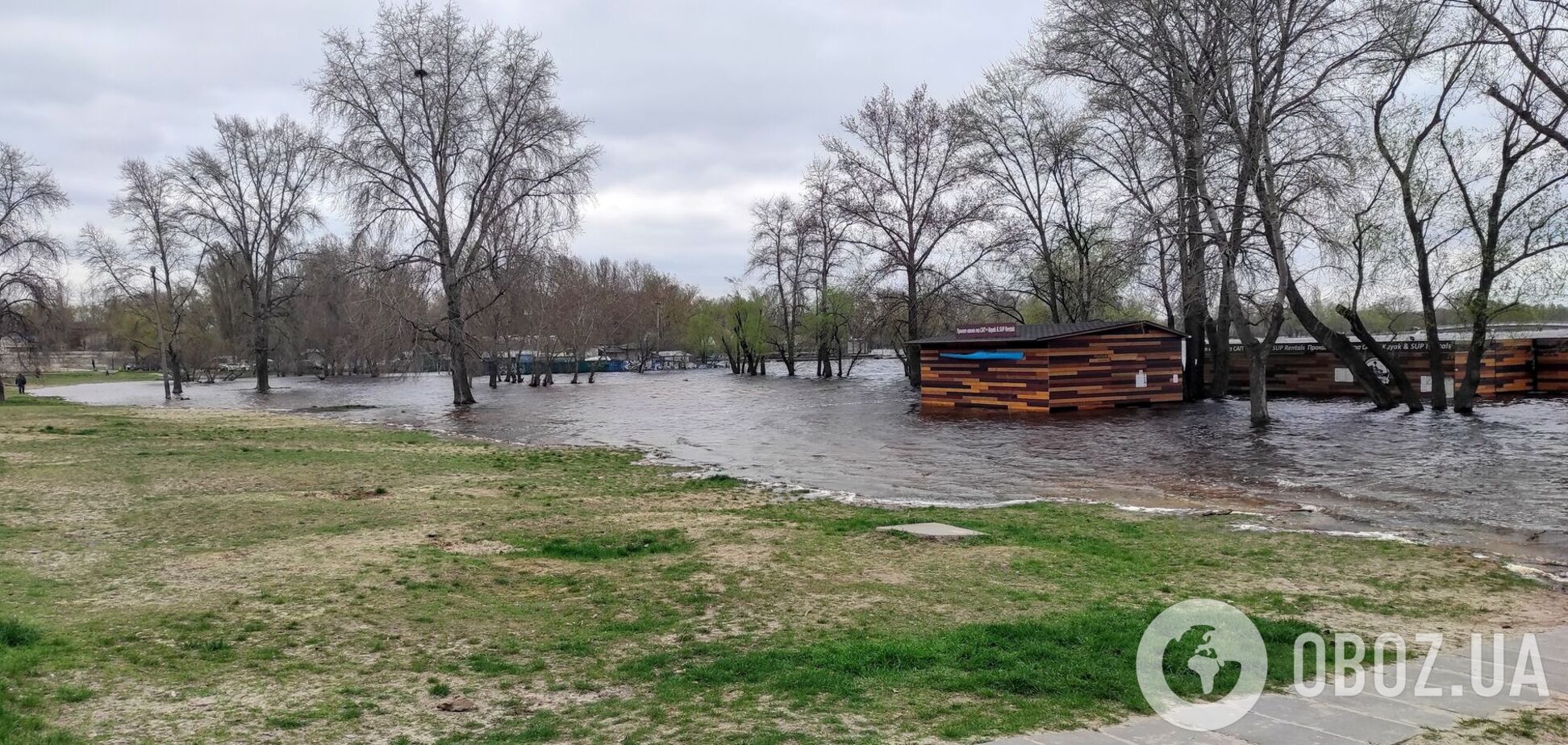 Підтопленими залишаються заплавні території міста