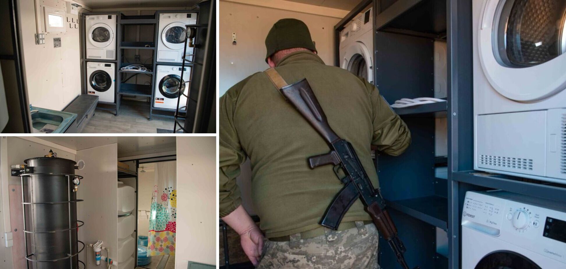 'Как рай после ада': военные, воюющие в Бахмуте, рассказали о мобильных банях от Порошенко. Видео