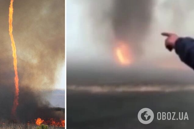 Кара небесна? У Росії на Забайкаллі пронісся вогняний смерч. Відео