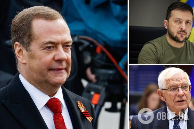 У Медведева обострение: взорвался оскорблениями в сторону Зеленского и Борреля