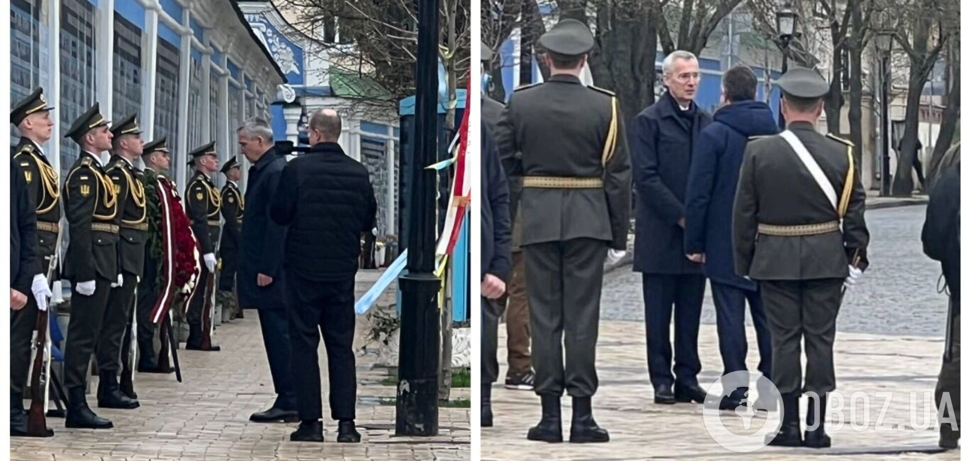 Генсек НАТО Столтенберг прибыл с визитом в Киев и почтил память погибших украинских воинов. Фото