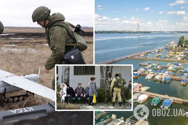 Оккупанты с левого берега Херсонщины охотятся дронами на мирное население и хвастаются мародерством