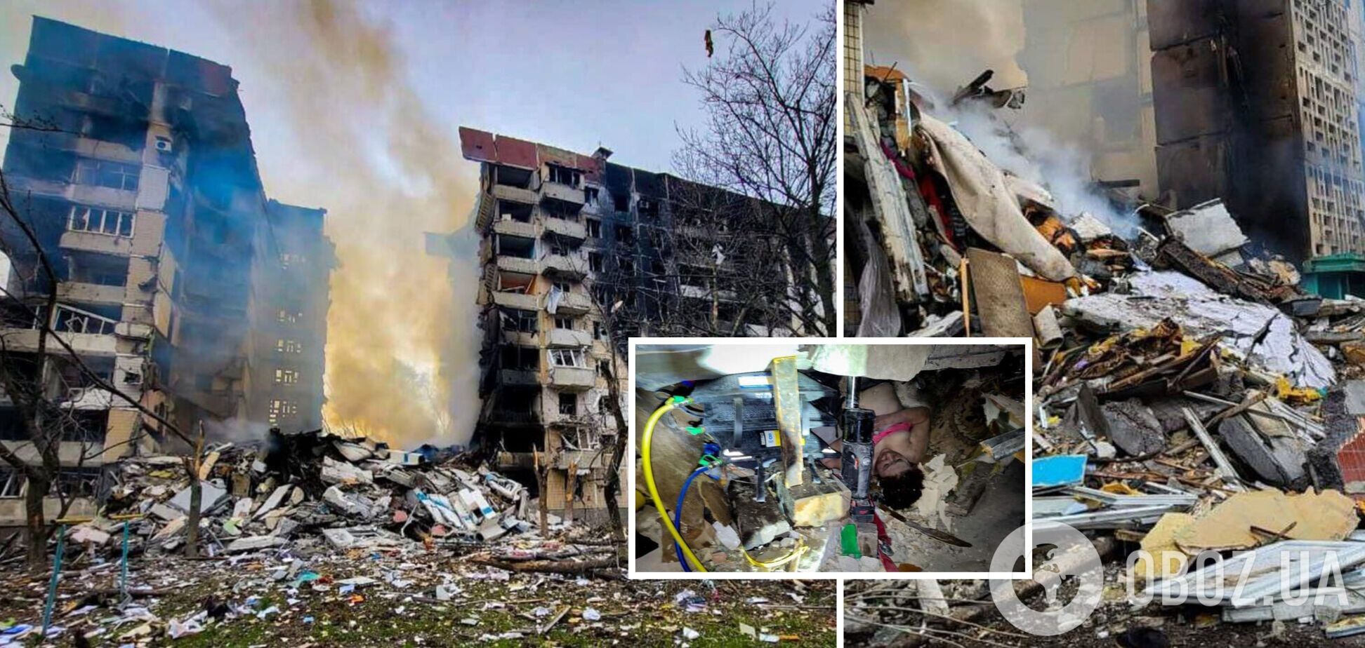 Оккупанты нанесли мощный удар по многоэтажке в Угледаре, обрушился подъезд. Фото и видео