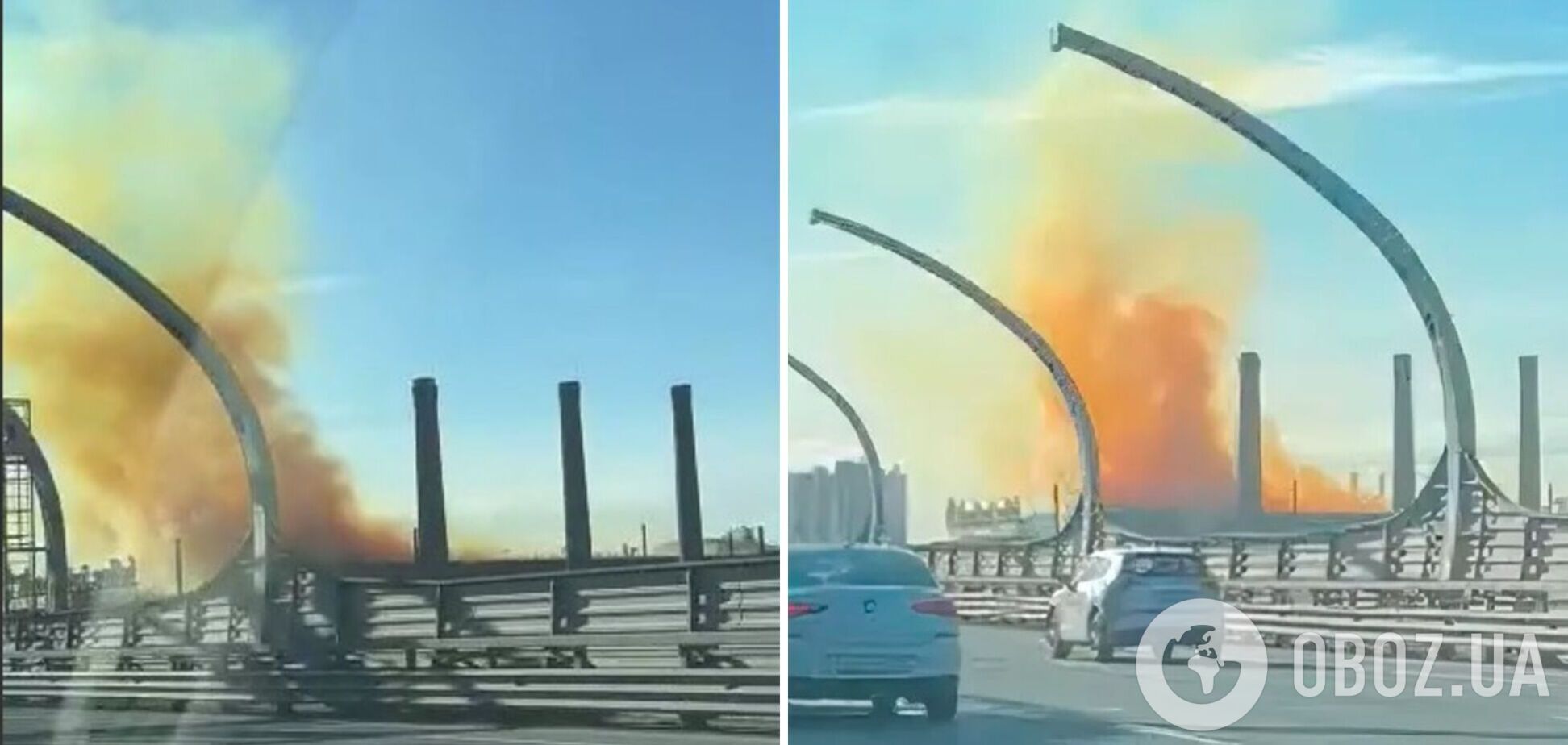 У Санкт-Петербурзі помітили стовп рудого диму, росіяни запанікували: що сталося. Відео