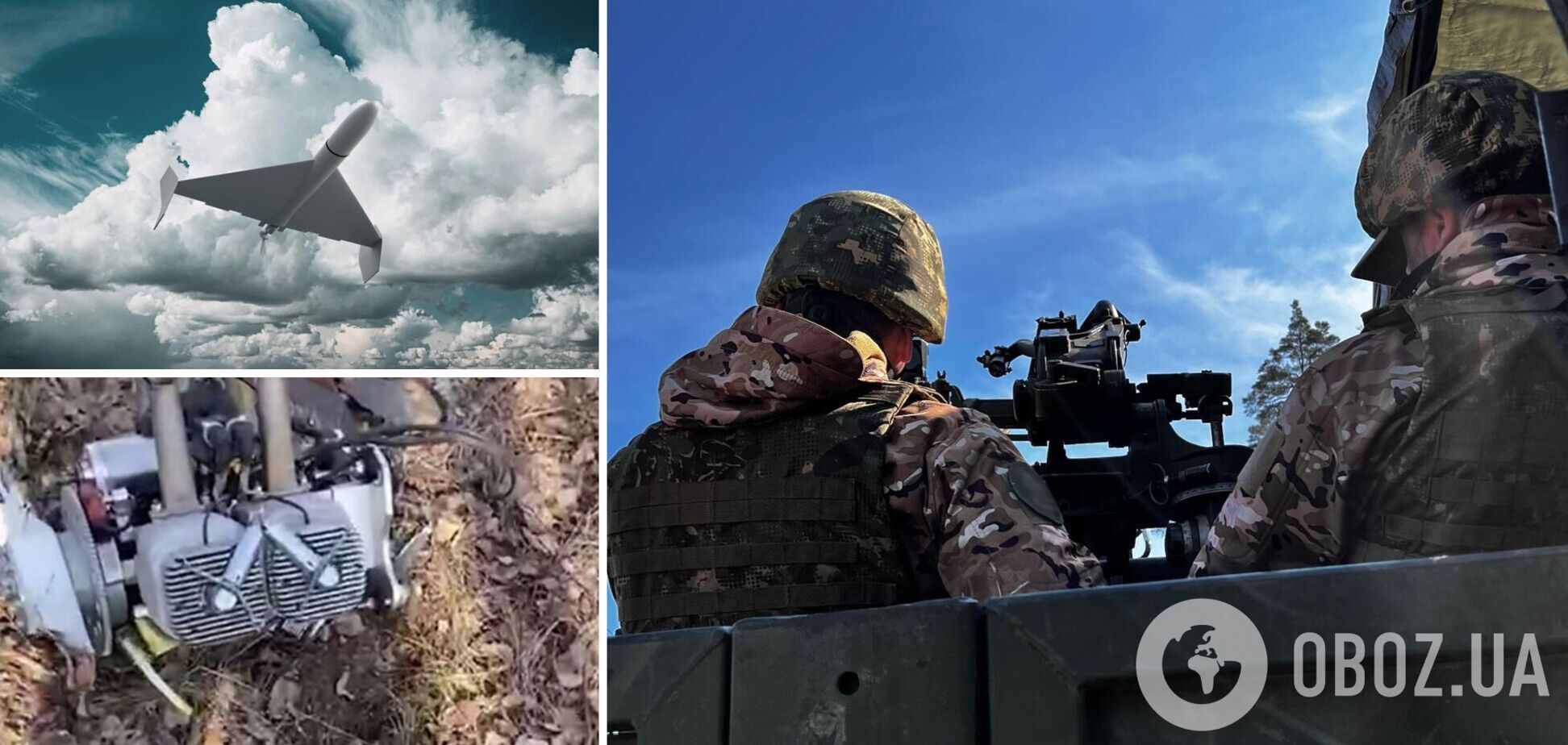 Здетонувати не встиг: на Чернігівщині українські прикордонники збили ворожий 'Шахед'. Відео